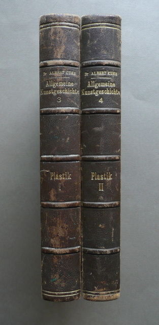 Allgemeine Kunstgeschichte Kuhn Albert Plastik 2 Volumi Storia Arte Tedesco