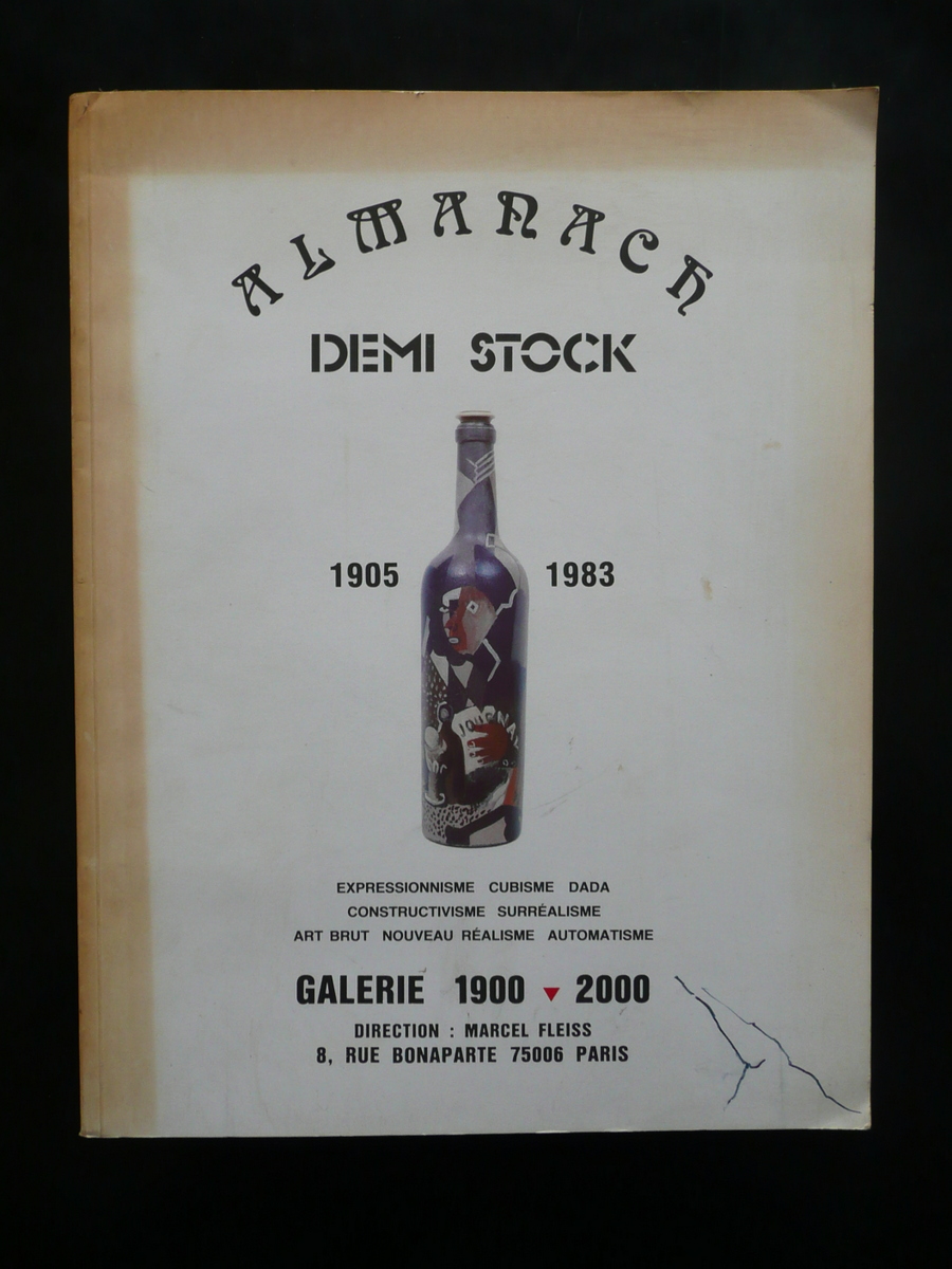 Almanach Demi Stock 1905-1983 Jaguer Edouard Galerie 1900-2000 Paris Avanguardia