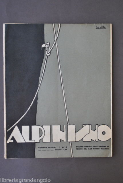 Alpinismo Montagna Alpi Occidentali Monte Bianco Cortina IV Congresso 1933