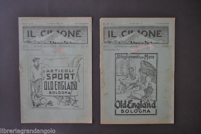 Alpinismo Montagna Appennini CAI Modena Il Cimone Frignano 1933