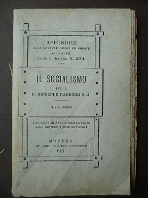 Anarchia Contestazione Socialismo1903 Italia Politica Antisocialismo Barbieri Mo