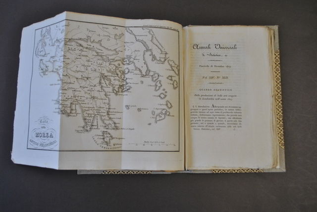 Annali Statistica Economia Storia Morea Strade Ferro Georama Fiera Verona …