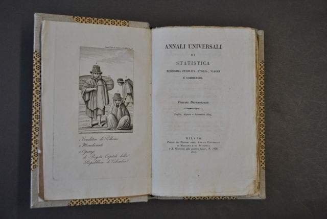 Annali Statistica Economia Storia Viaggi Recensione Uscita Promessi Sposi 1827