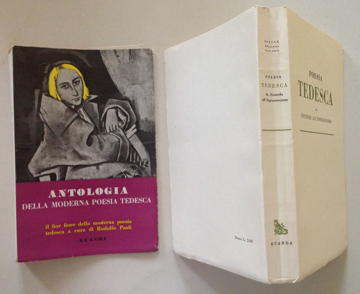 Antologia Della Moderna Poesia Tedesca Nietzsche Espressionismo Guanda 1954