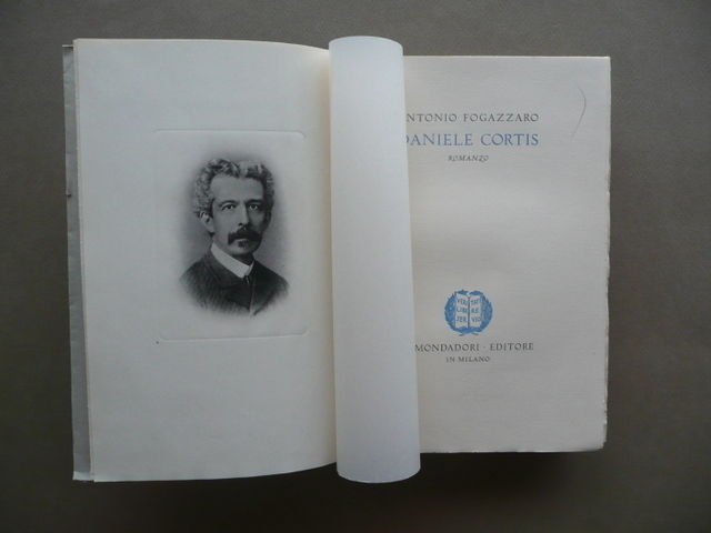 Antonio Fogazzaro Daniele Cortis Mondadori Letteratura 1931 Romanzo Nardi