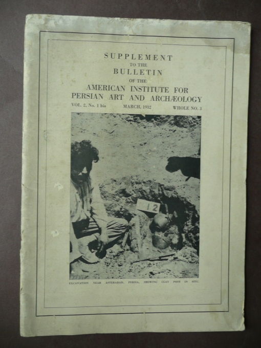 Archeologia American Institute Persian Art Archeology Tureng Tepe Iran Persia