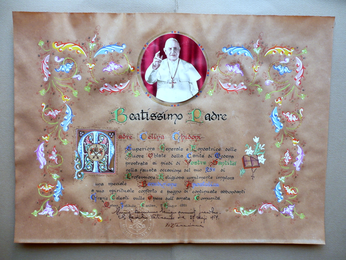 Arcivescovo Diego Venini Autografo Fiumelatte Varenna Benedizione 1959 Religione