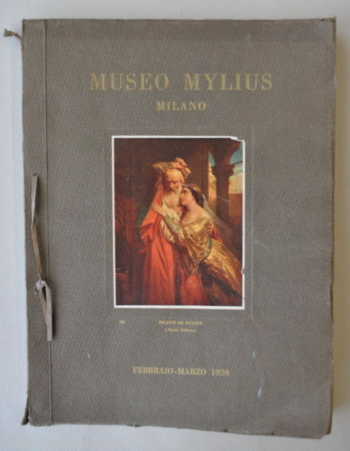 Arte Catalogo Vendita Asta Pittura '800 Milano Museo Mylius 1929