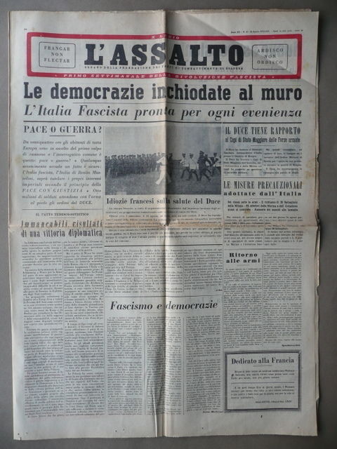 Assalto Colonia Elioterapica Luigi Baldi Castenaso Ventennio Agosto 1939 Bologna