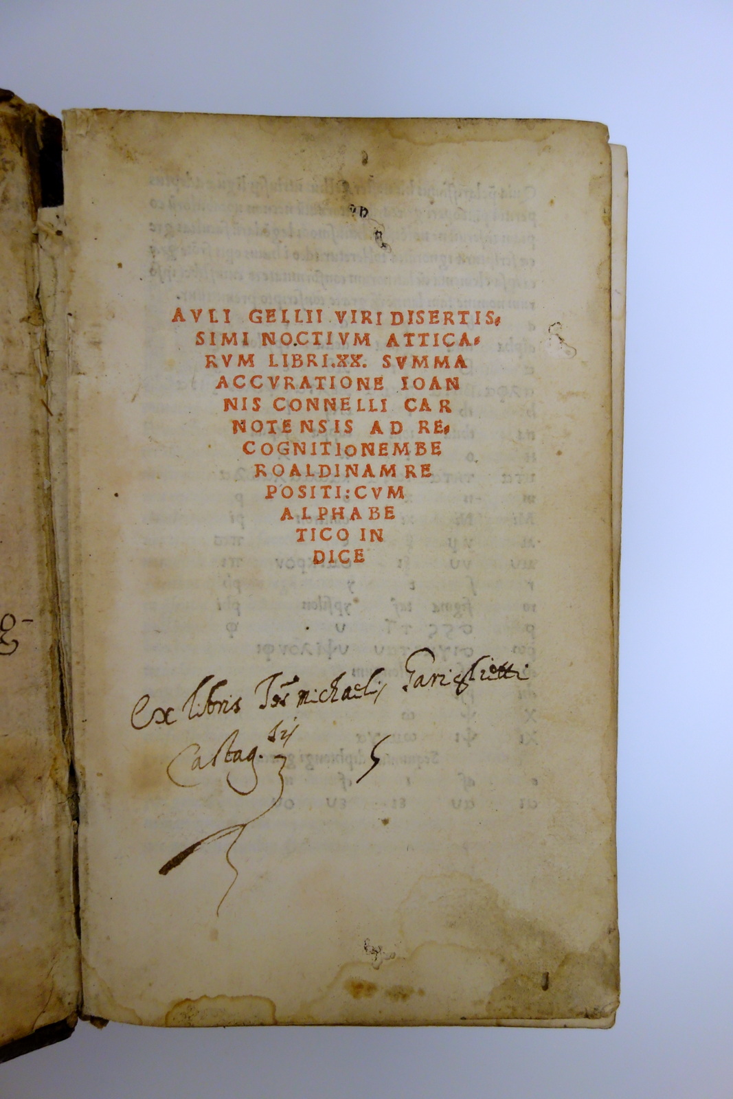 Auli Gellii Viri Disertissimi Noctium Atticarum Libri XX Bartholomaei Trot …