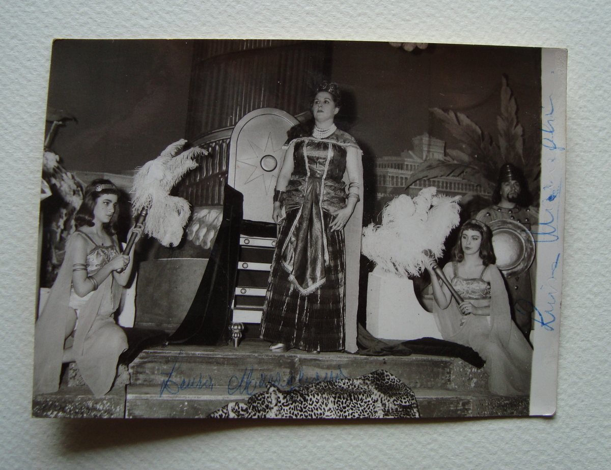 Autografi Luisa Maragliano Soprano 1960 Lirica