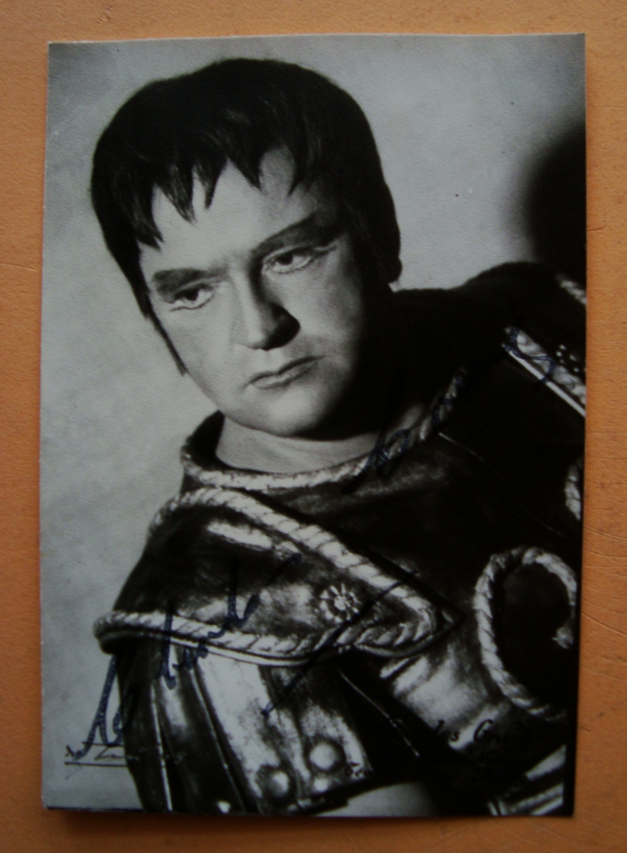 Autografo Charles Craig Tenore Pollione Norma Teatro