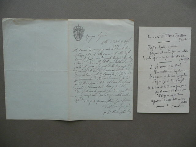 Autografo Don Adalberto Catena Lettera San Fedele Milano Verdi Manzoni …