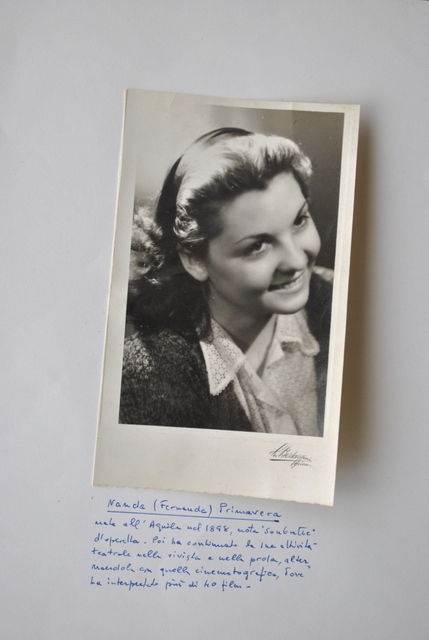 Autografo Fotografia Nanda Primavera Attrice Aquila Operetta Soubrette Film 1930