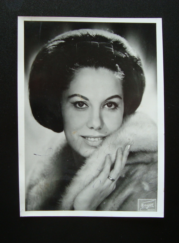 Autografo Ilva Ligabue Soprano Foto Fayer Vienna Lirica