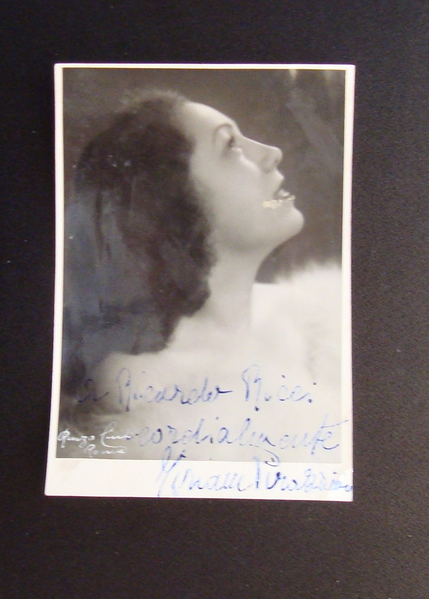Autografo Miriam Pirazzini Mezzosoprano Foto Cinti Roma Lirica