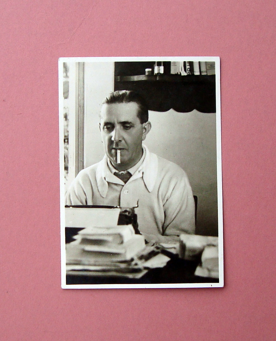 Autografo Salvator Gotta scrittore foto cartolina 1940