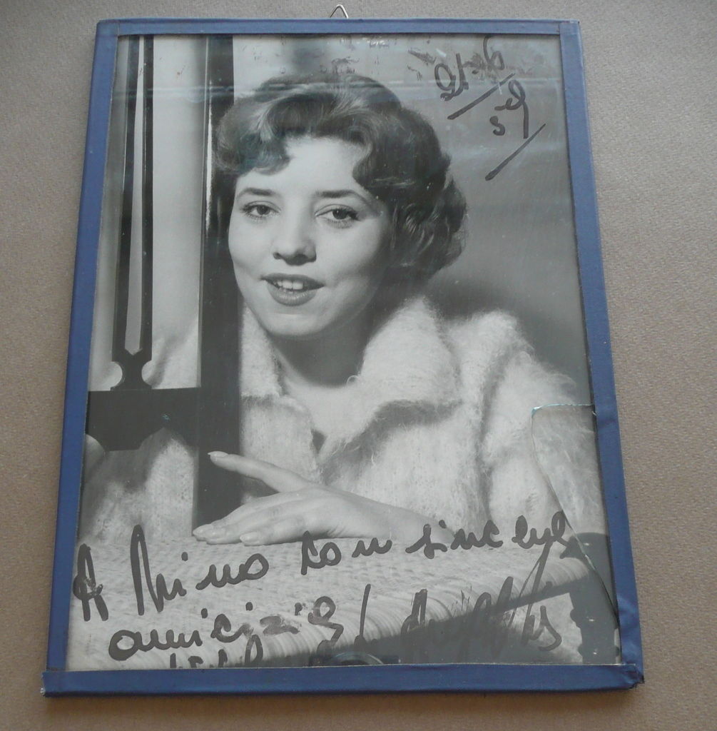 Autografo Wilma De Angelis Grande Fotografia Originale Musica Televisione 1959