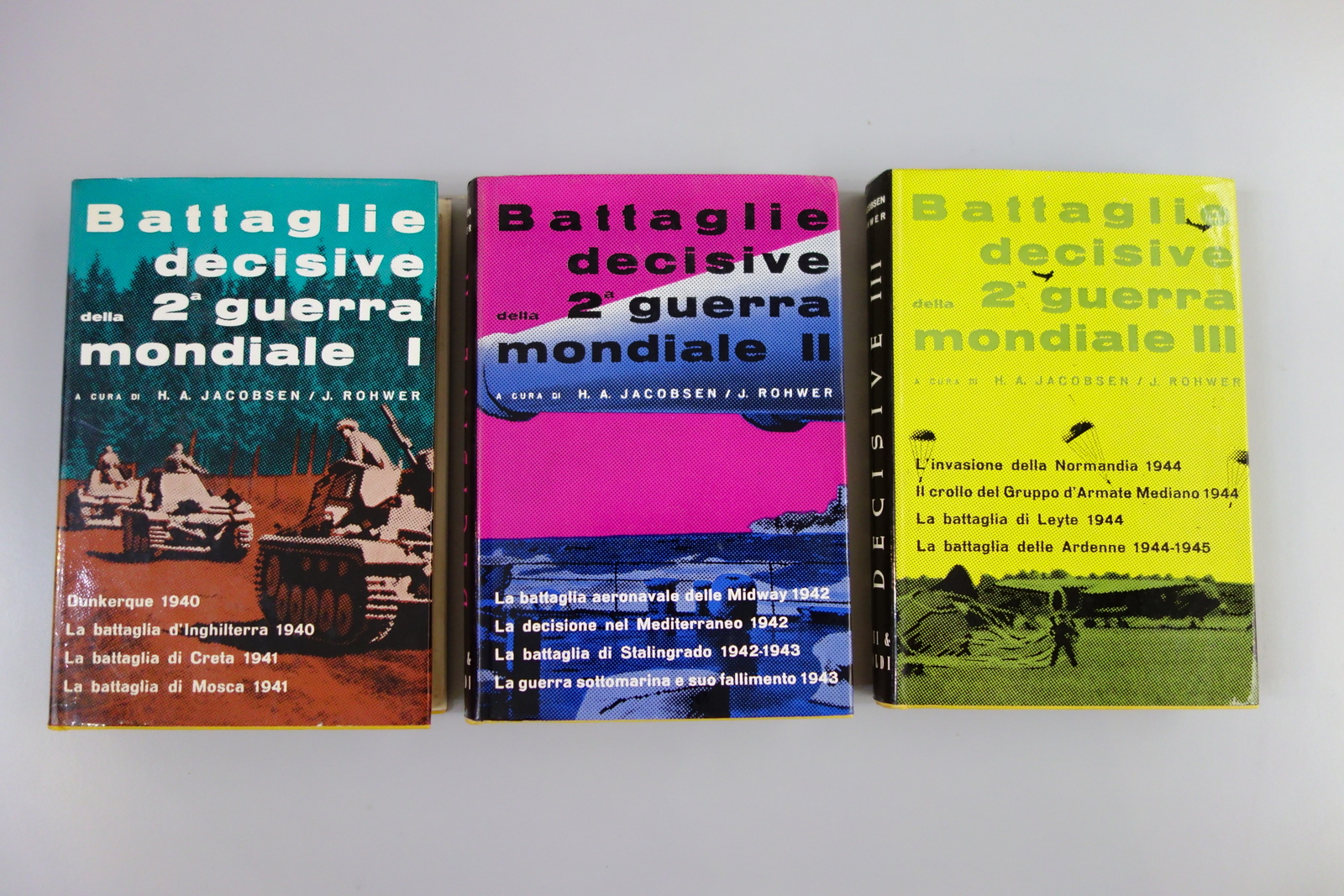 BATTAGLIE DECISIVE DELLA SECONDA GUERRA MONDIALE JACOBSEN ROHWER 3 VOLL …