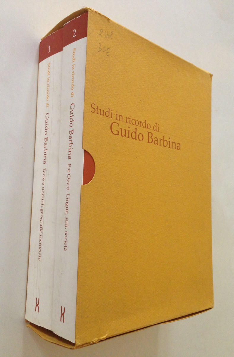 BIANCHETTI PASCOLINI STUDI IN RICORDO DI GUIDO BARBINA 2 VOLUMI …