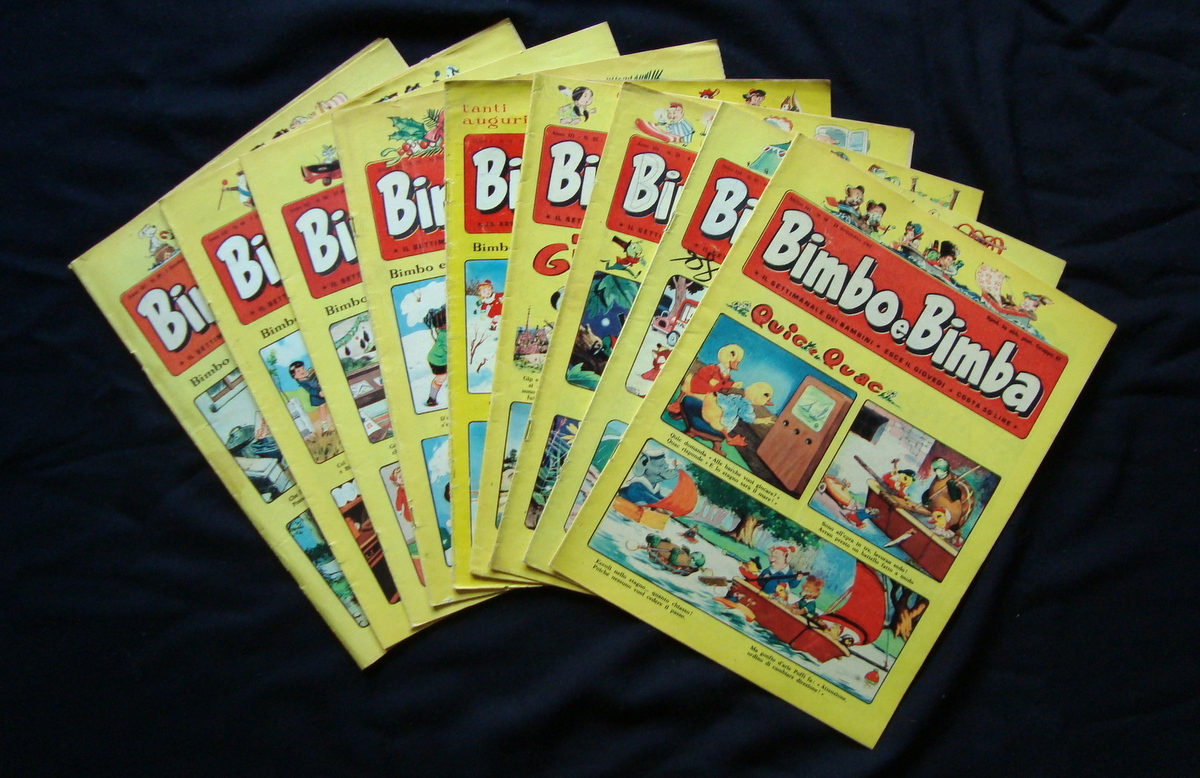 Bimbo e Bimba 1961 1959 Dieci numeri fumetti infanzia Fiabe …