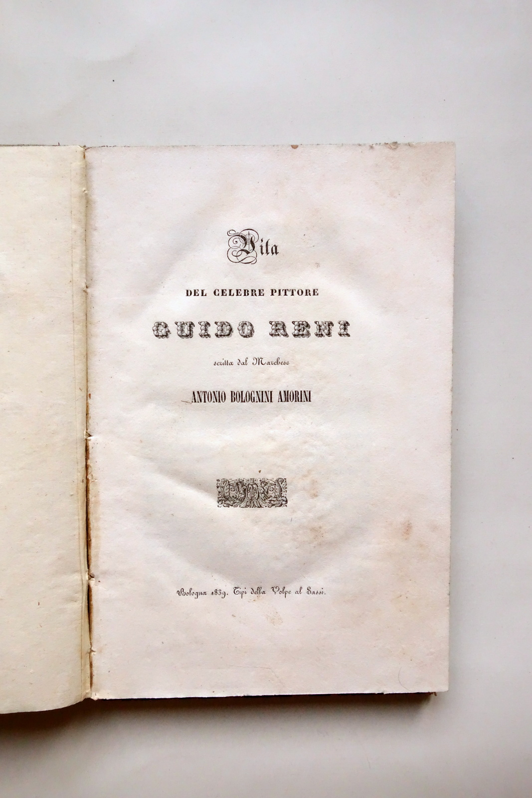 Bolognini Amorini Vita dei Pittori G. Reni D. Zampieri F. …