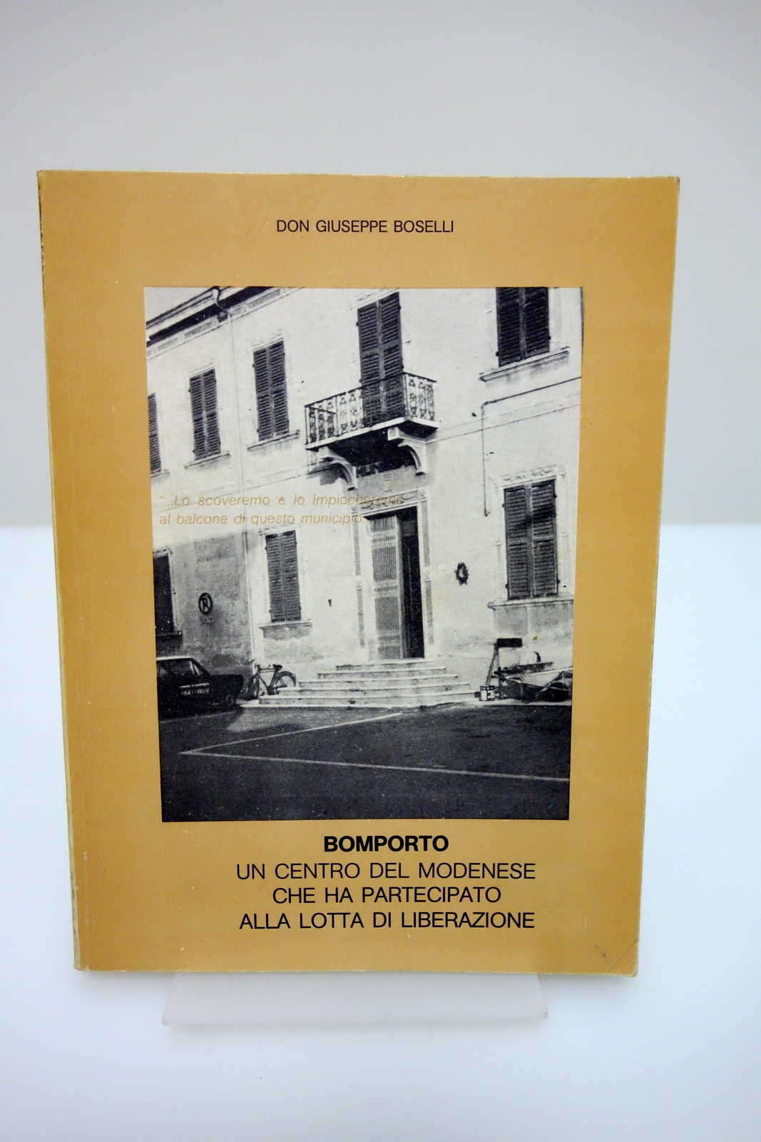 BOMPORTO MODENA RESISTENZA DON GIUSEPPE BOSELLI