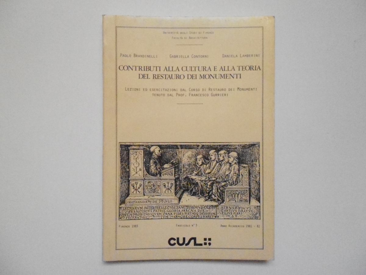 Brandinelli Contorni Lamberini Contributi alla Cultura E alla Teoria CUSL …