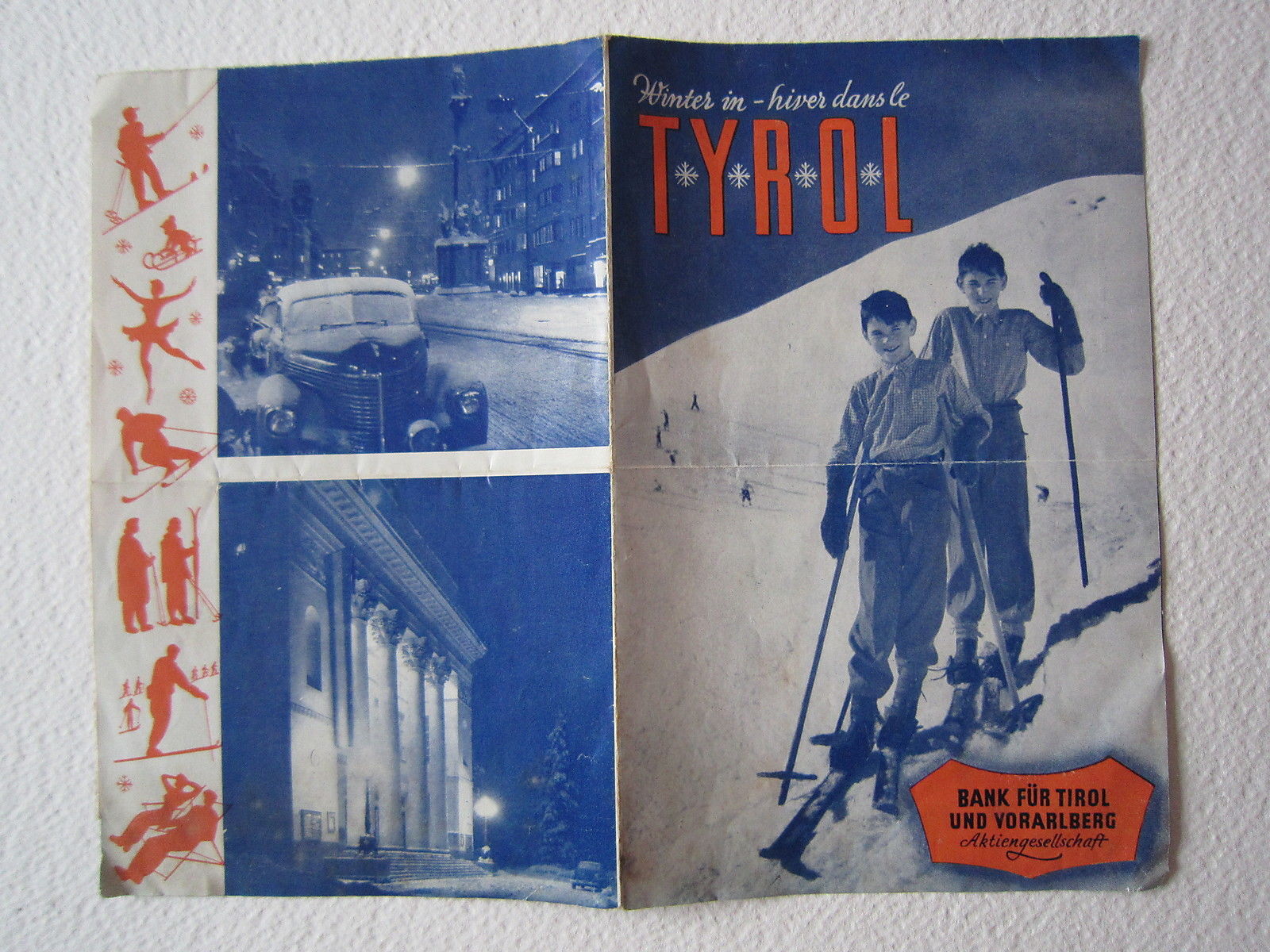 Brossura Turistica Tirolo Tyrol Bank Fur Tirol Vorarlberg Anni '40 …