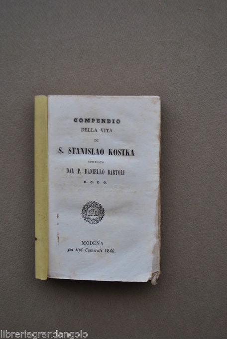 Buone Operette Modena Stanislao Kostka Grossi Marchesino Rusconi Cento 1845