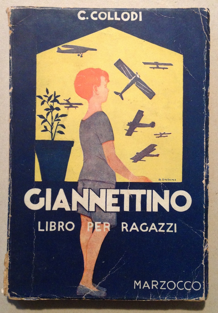C. Collodi Giannettino Illustrazioni Rondini Marzocco Editrice Firenze