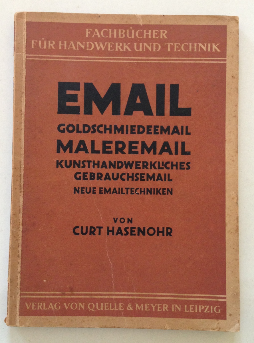 C Hasenohr Email Goldschmiedeemail Maleremail Kunsthandwerkliches Gebrauchsemail