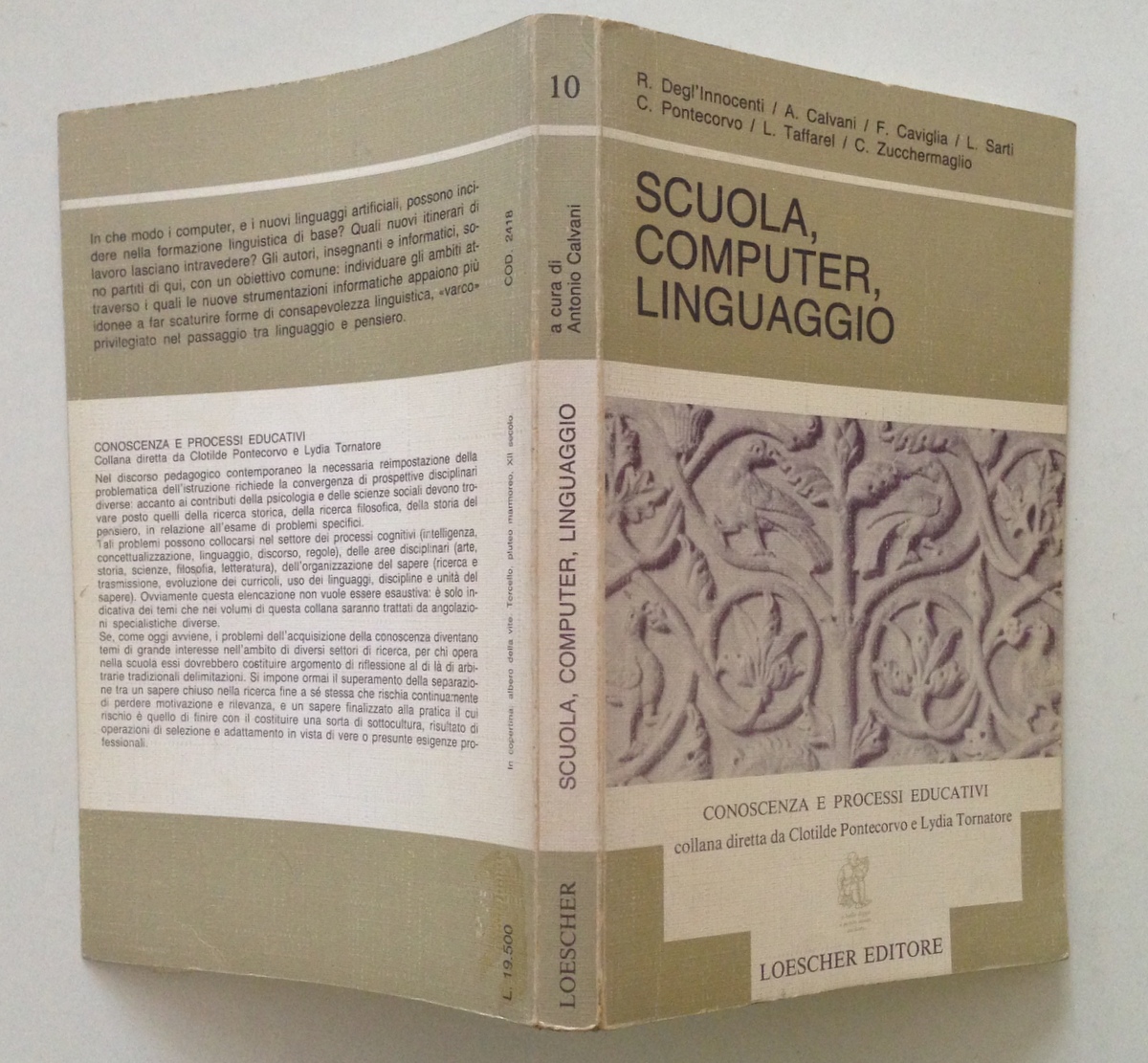 Calvani Scuola Computer Linguaggio Conoscenza e Processi Educativi Loescher 1989