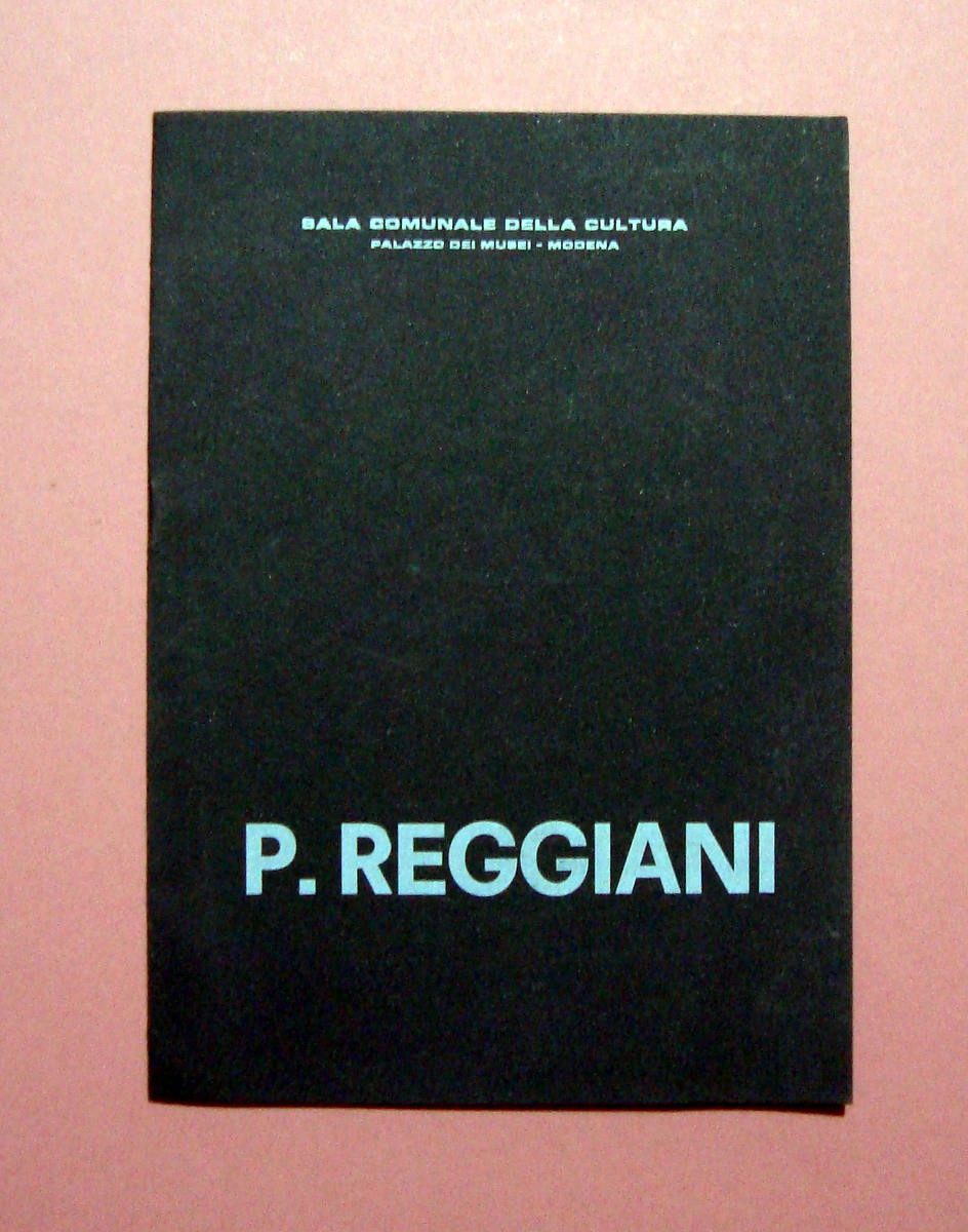 Carlo Levi Pino Reggiani Mostra Sala Cultura Modena1962 Arte Pittura