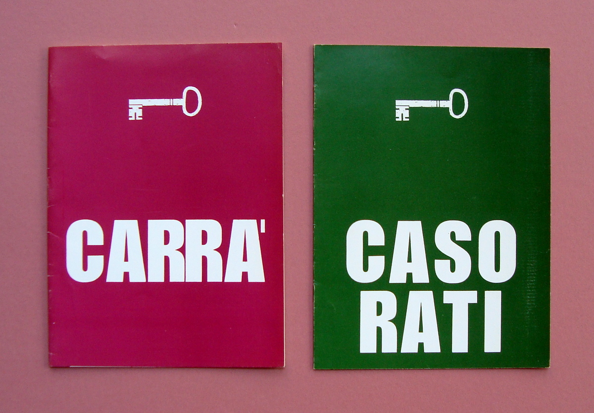 Carra Casorati 2 fascicoli Mostre La Chiave Venezia 1972