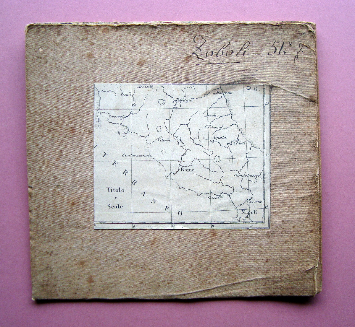 Carta Corografica dell'Italia Superiore e CentraleUfficio Stato Maggiore 1865