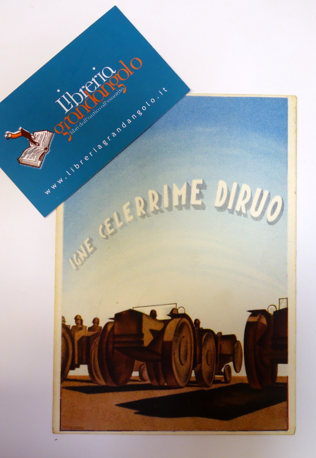 Cartolina 1° Reggimento Artiglieria Divisione Celere viaggiata