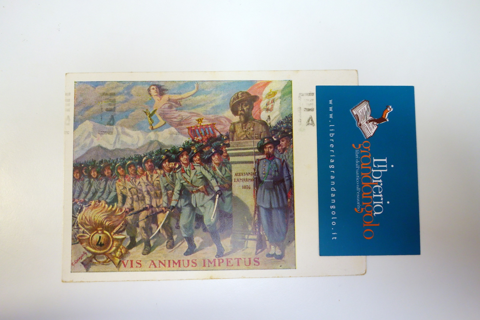 Cartolina 4° Reggimento Bersaglieri Battaglione XXVI-XXIX-XXXI 1939 viaggiata