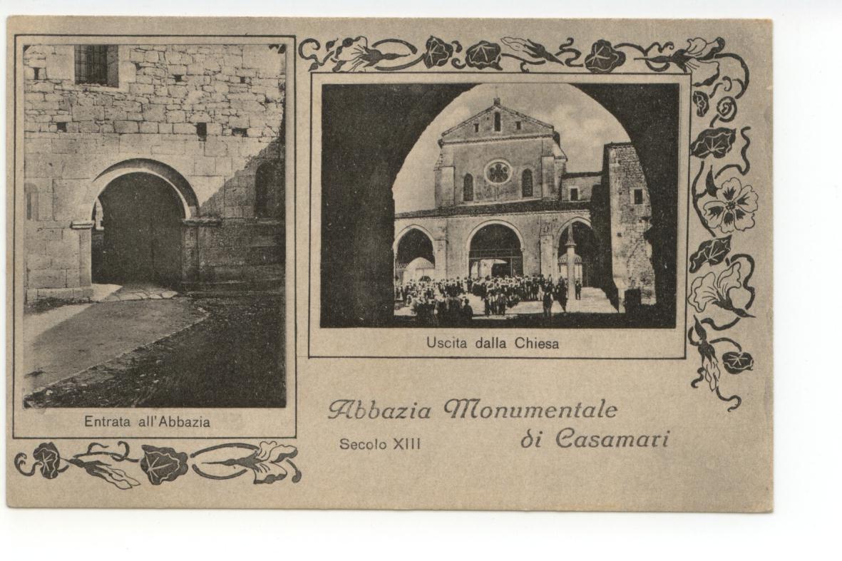 Cartolina Abbazia Monumentale di Casamari non viaggiata Frosinone