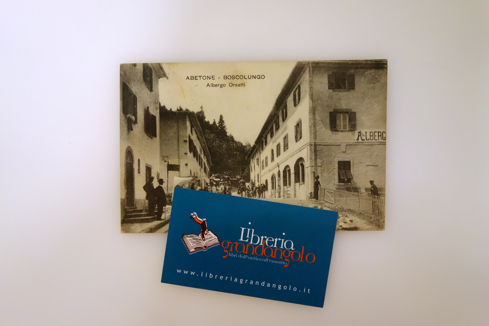 Cartolina Abetone Boscolungo Albergo Orsatti Appennino Viaggiata 1918 Rara