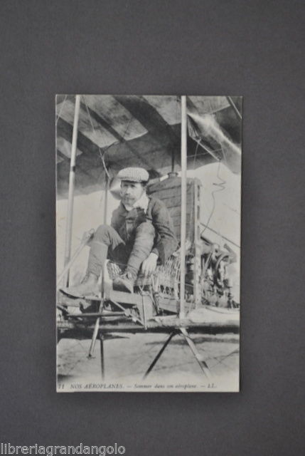 Cartolina Aviazione Aerei Aeroplani Pionieri Volo Sommer Prototipi 1910