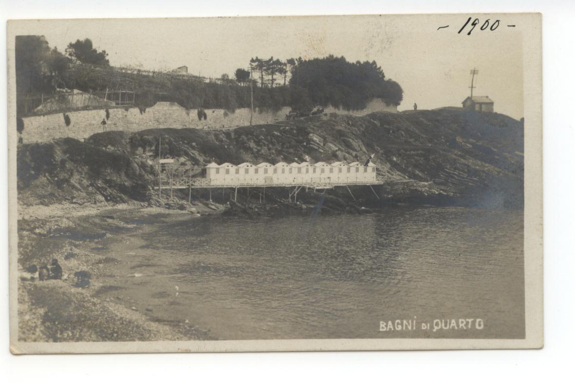 Cartolina Bagni di Quarto viaggiata Genova