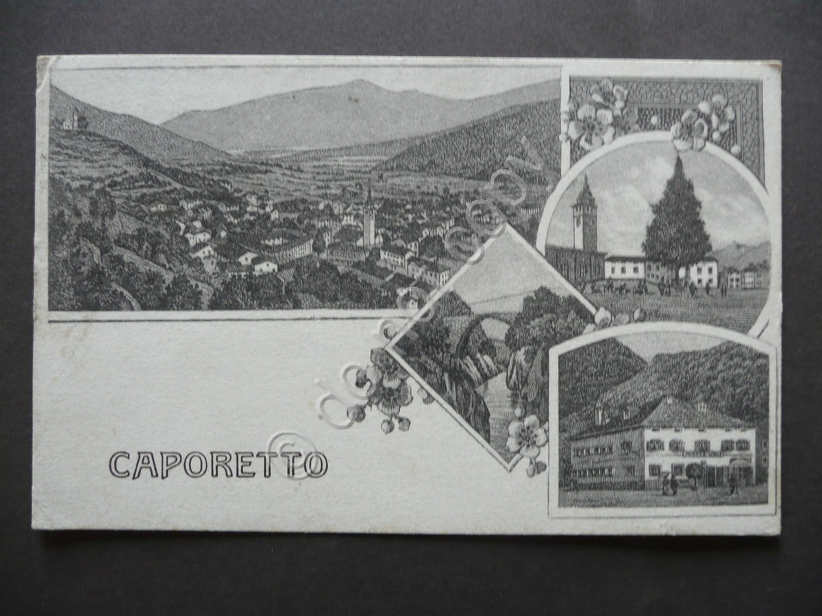 Cartolina Caporetto Paesaggio Viaggiata 1921