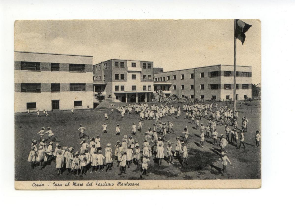 Cartolina Casa al Mare del Fascismo Mantovano viaggiata 1941 Ravenna