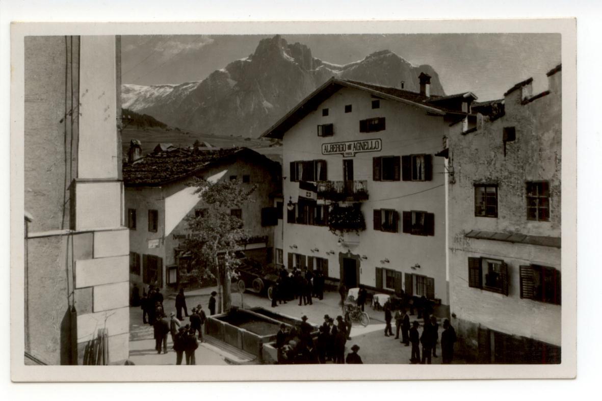 Cartolina Castelrotto Albergo Agnello Posta non viaggiata Bolzano