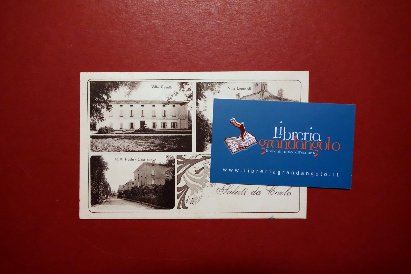 Cartolina Corlo Modena Villa Caselli Leonardi Poste Case Nuove Viaggiata …