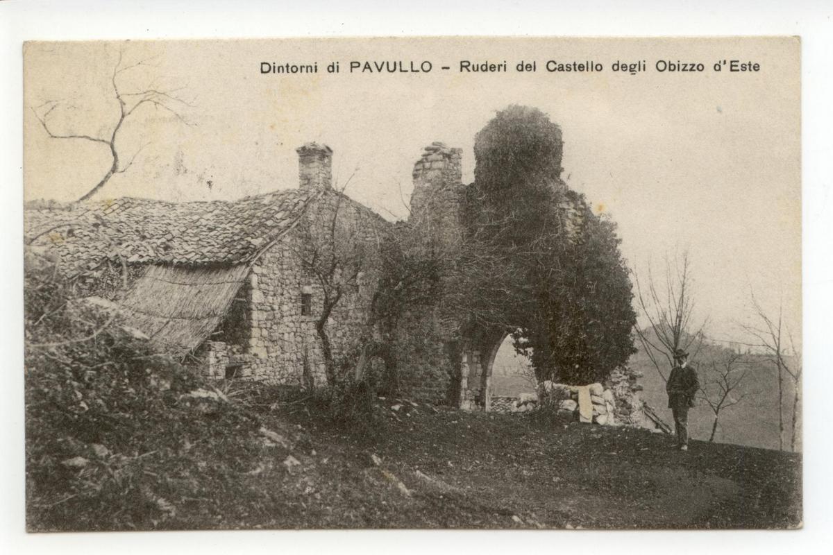 Cartolina Dintorni di Pavullo Ruderi del Castello degli Obizzo 1922 …