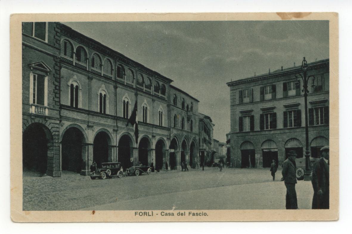 Cartolina ForlÏ Casa del Fascio non viaggiata