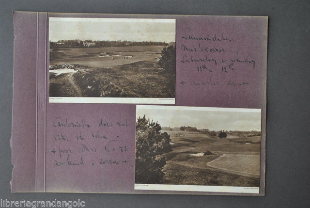 Cartolina Fotografie Sport Golf Sunningdale Men Course Hole Inghilterra 1930