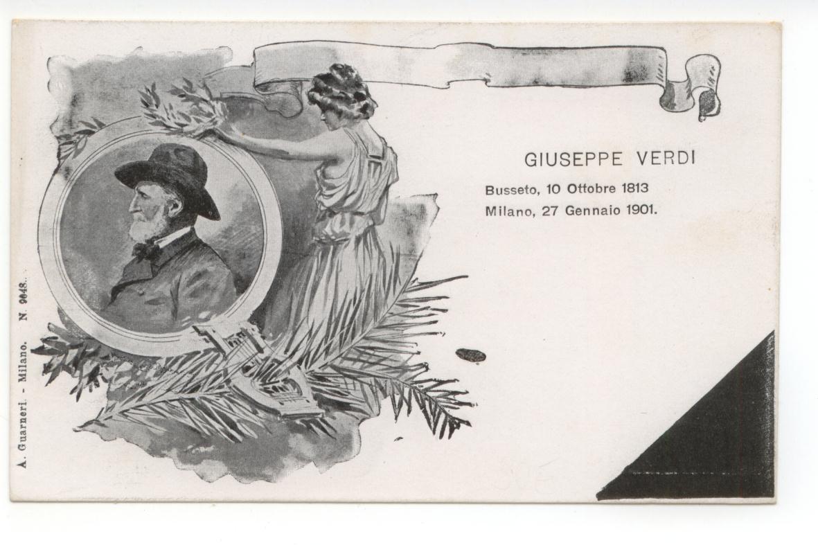 Cartolina Giuseppe Verdi Busseto 10 Ottobre 1813 Milano 1901 non …